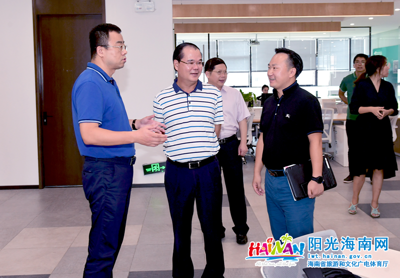 林光强在澄迈县中国智力运动产业基地调研