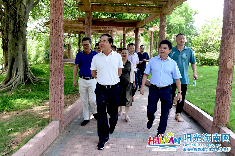 调研组在乐东县民族文化体育广场考察调研.jpg