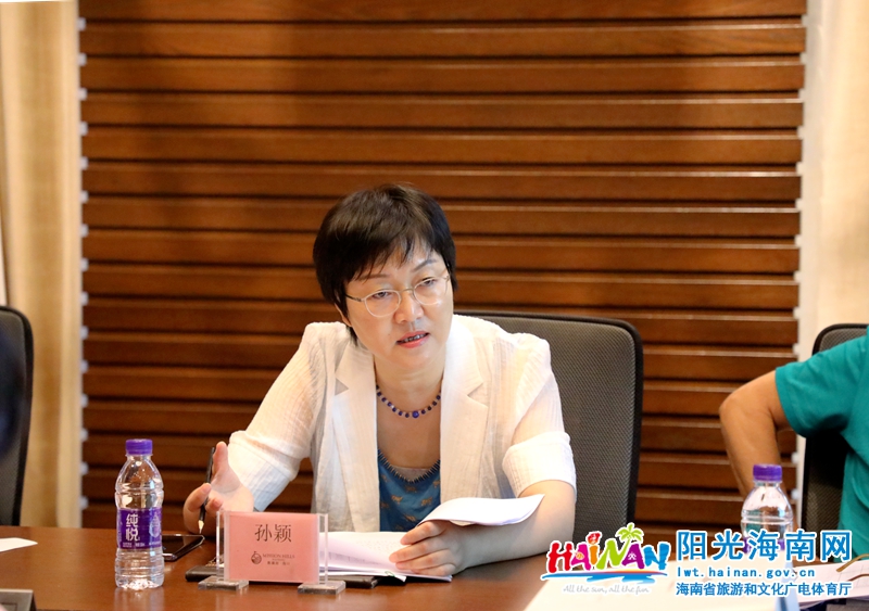 10月5日，海南省旅游和文化广电体育厅厅长孙颖在海口主持召开旅游统计工作座谈会。